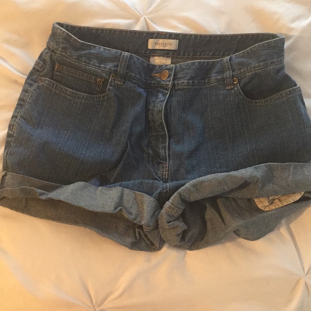 Denim shorts